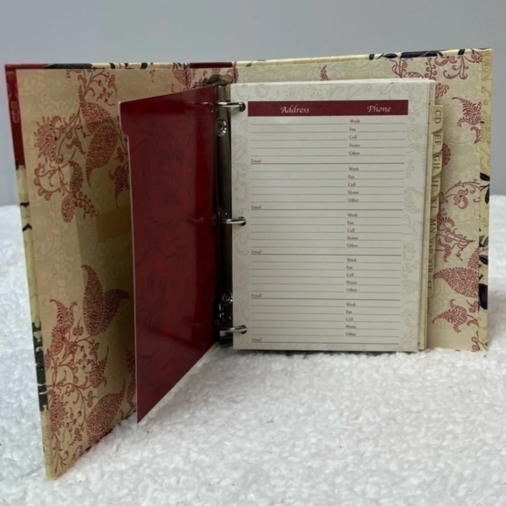 Mudlark “Asian Poppies” Address Book